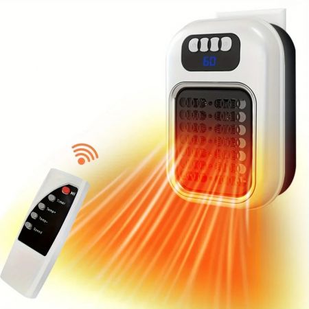 Picture of Wall-Mounted Electric Heater with Remote & Thermostat
