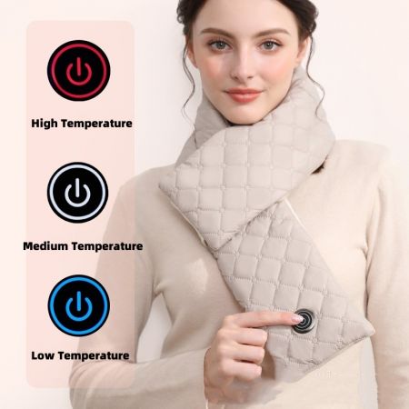 Picture of USB Heated Scarf with 3 Temperature Levels
